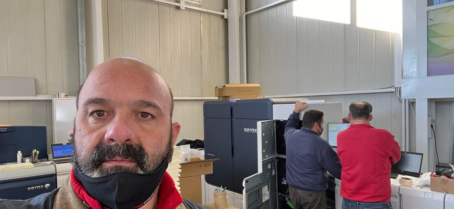 Εγκατάσταση Xerox Iridesse στην Lithodigital
